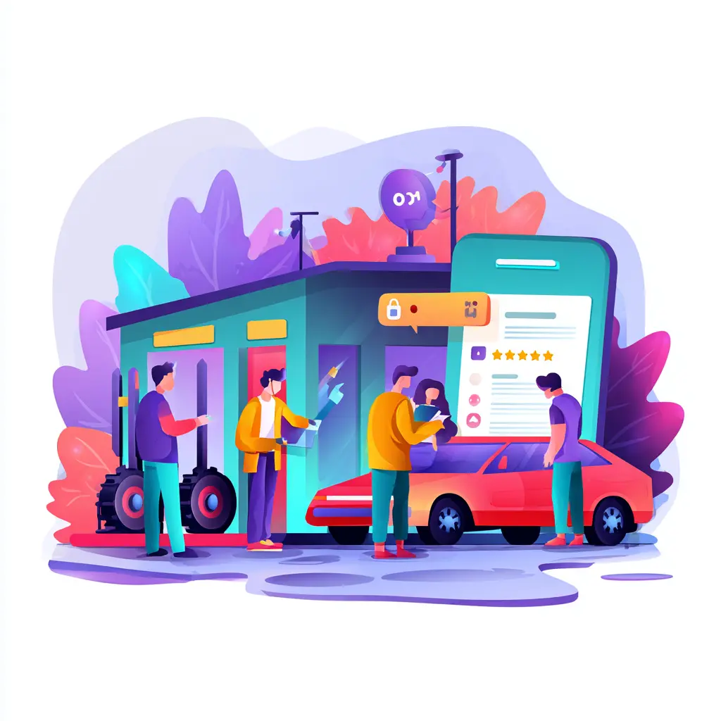 Mapa de oportunidad automotriz en Caracas con potencial B2B