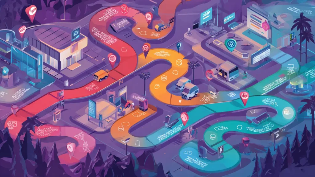 Mapa de oportunidad automotriz en Caracas con potencial B2B